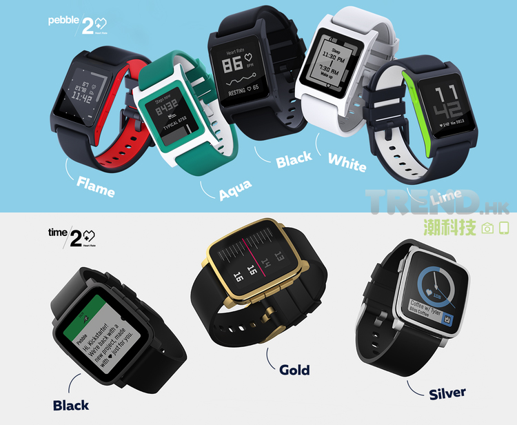 Pebble 2、Pebble Time 2 及 Pebble Core 率先現身 Kickstarter – TREND.HK 潮科技