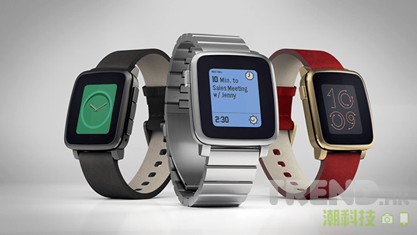 不鏽鋼版 Pebble Time 亮相 MWC 2015 – TREND.HK 潮科技